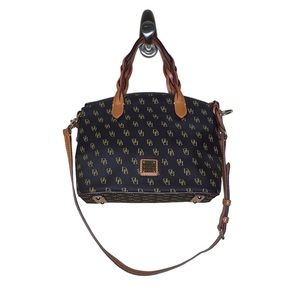 Dooney & Bourke Leather Satchel in Brown Tmoro